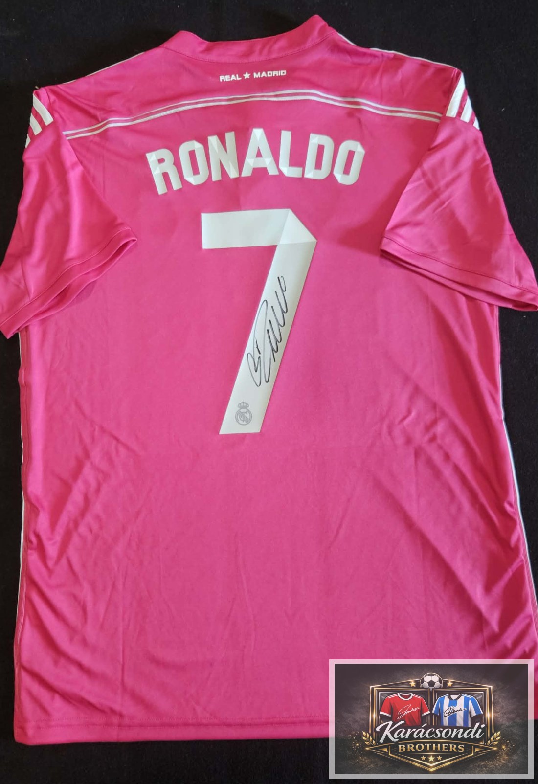 Eladó Cristiano Ronaldo aláírt 2014/15-ös Real Madrid mez