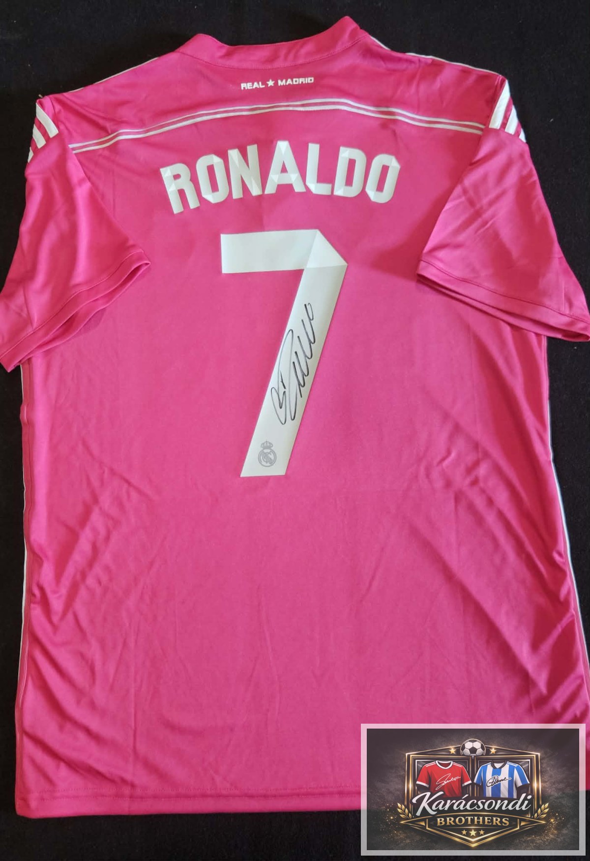 Eladó Cristiano Ronaldo aláírt 2014/15-ös Real Madrid mez